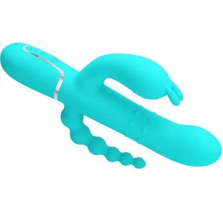 PRETTY LOVE - CAMMY 4 IN 1 MULTIFUNCTION TRIPPLE RABBIT VIBRATOR BLUE