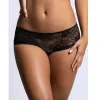 QUEEN LINGERIE - FLORAL LACE PANTIES WITH BACK OPENING S/M