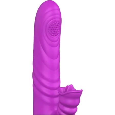 ARMONY - ANGELIA VIBRATOR MULTIFUNCTION WITH STIMULATING TONGUE HEAT EFFECT PURPLE