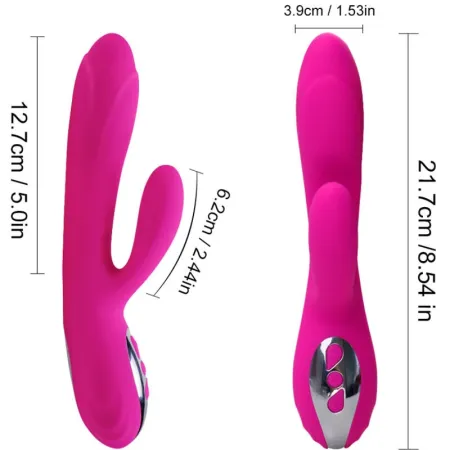 ARMONY - VIBRATOR & STIMULATOR FLEXIBLE HEAT EFFECT ROSE