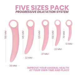 INTIMICHIC - SILICONE DILATOR 5 PIECES SET