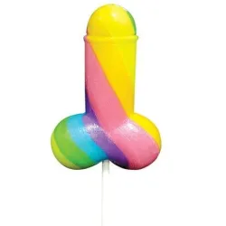 PRIDE - SPENCER & FLEETWOOD RAINBOW COCK LGBT LOLLIPOP