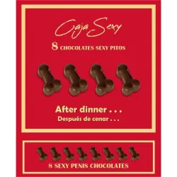 DIABLO PICANTE - BOX OF 8 PENIS-SHAPED CHOCOLATES