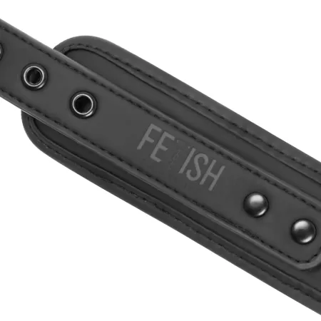 FETISH SUBMISSIVE - COLLAR WITH LEASH WITH NEOPRENE LINING