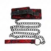 KINK - LACE NECKLACE WITH BELT WITH REAL LEATHER BELT 105 CM / 44 X 5.5 CM