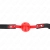 KINK - RED HOLLOW HARD BALL 4 CM GAG BLACK STRAP 60 x 2 CM ADJUSTABLE 37-52 CM