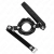KINK - LIP 8 CM GAG WITH BLACK LEATHERETTE STRAP 63 x 2 CM ADJUSTABLE 39-58 CM