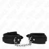 KINK - SNAKE PATTERN WRIST RESTRAINTS BLACK ADJUSTABLE 20-28 CM X 5.4 CM