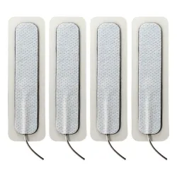 ELECTRASTIM - 4 X LONG SELF ADHESIVE PADS 1.5 CM X 7.5 CM