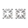 OHMAMA FETISH - METALLIC NIPPLE CLAMPS FLOWER