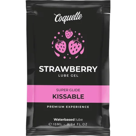 COQUETTE CHIC DESIRE - STRAWBERRY WATER BASED KISSABLE LUBRICANT POCKET 10 ML