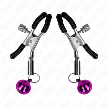 KINK - PURPLE SINGLE BELL NIPPLE CLAMP 6 CM