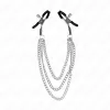 KINK - NIPPLE CLAMPS WITH 3 CHAINS SILVER 20/23/28 CM