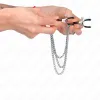 KINK - NIPPLE CLAMPS WITH 3 CHAINS SILVER 20/23/28 CM