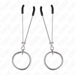 KINK - THIN NIPPLE CLAMPS WITH O-RING 7 CM