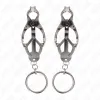 KINK - O-RING JAPANESE CLOVER NIPPLE CLAMPS SILVER