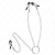 KINK - TRIPLE NIPPLE AND CLIT CLAMPS WITH CHAIN MODEL 2