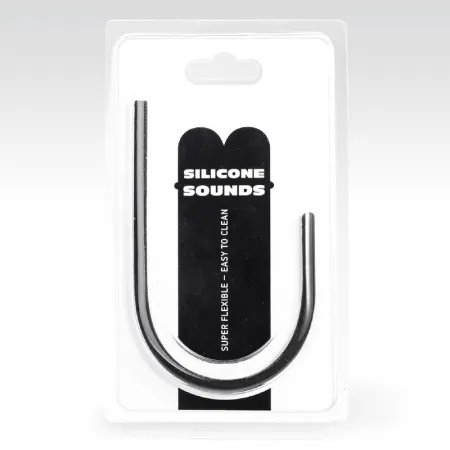 ALL BLACK - 8MM URETHRAL PROBE SILICONE