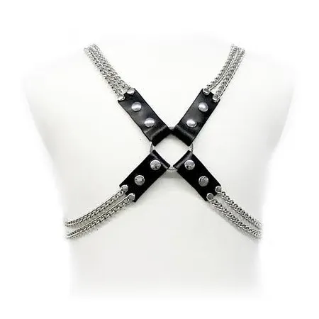 LEATHER BODY - CHAIN HARNESS