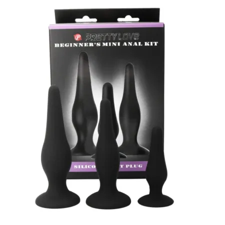 PRETTY LOVE - ANAL PLUGS SILICONE INITIATION KIT