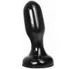 METAL HARD - STEEL ANAL PLUG WITH TAIL 8.89CM