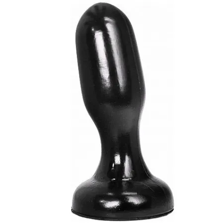 METAL HARD - STEEL ANAL PLUG WITH TAIL 8.89CM
