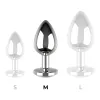 SECRETPLAY - PLUG ANAL TRANSPARENT ALUMINUM 8 CM