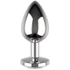 COQUETTE CHIC DESIRE - ANAL PLUG METAL WHITE COLOR SIZE L 4 X 9 CM