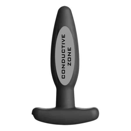 ELECTRASTIM - SILICONE BLACK ROCKER BUTT PLUG SMALL