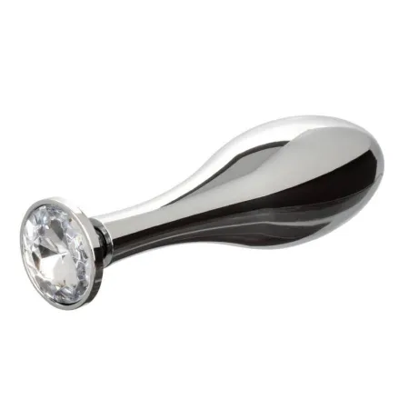 METAL HARD - ANAL PLUG DIAMOND BLACK MEDIUM 7.62CM