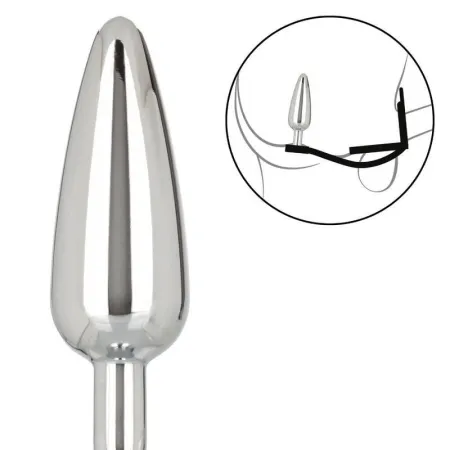 METAL HARD - ANAL PLUG DIAMOND BLACK SMALL 5.71CM