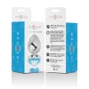 INTENSE - ALUMINUM METAL ANAL PLUG BLUE HEART SIZE M