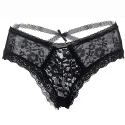 QUEEN LINGERIE - FLORAL LACE PANTIES L/XL
