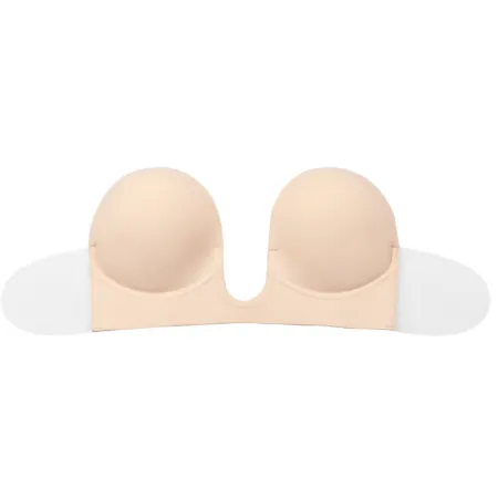 BYE-BRA - BRA WITHOUT HANDLES SHAPE U BEIGE CUP E