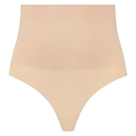 BYE-BRA - THONG STYLE SEAMLESS GIRDLE BEIGE SIZE XL