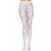 LEG AVENUE - SNOWFLAKE FISHNET TIGHTS ONE SIZE