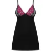 OBSESSIVE - ROSENTY CHEMISE & THONG XS/S