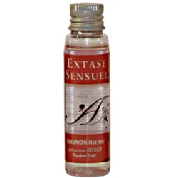EXTASE SENSUAL - HEAT EFFECT MASSAGE OIL WITH PASSION FRUIT PHEROMONES TRAVEL 35 ML