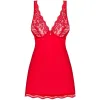 OBSESSIVE - BABYDOLL AND LUVAE TANGA RED S/M