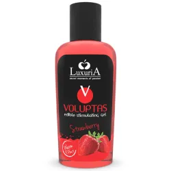INTIMATELINE LUXURIA - VOLUPTAS EDIBLE MASSAGE GEL WARMING EFFECT - STRAWBERRY 100 ML