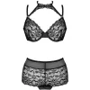 LIVCO CORSETTI FASHION - LINERA FOR THE SENSES COLLECTION BRA + PANTY BLACK