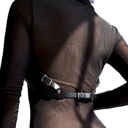 CHILIROSE - CR 4113 PEGNOIR RED S/M