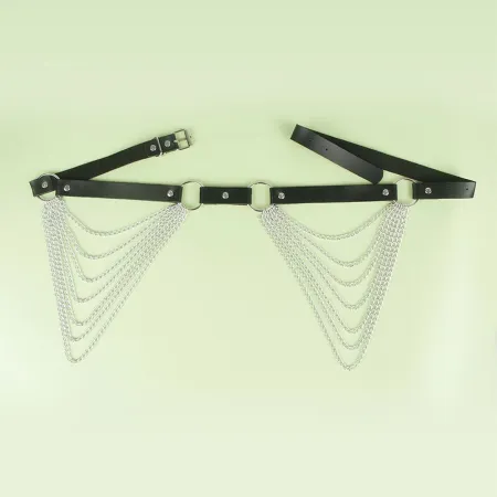 CHILIROSE - CR 3837 PEGNOIR BLUE & BLACK L/XL