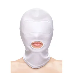 NS NOVELTIES - FETISH & FASHION MOUTH HOOD NYLON WHITE