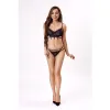 LIVCO CORSETTI FASHION - NERINA 20240 BRA + THONG BLACK S/M