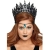 LEG AVENUE - CROWN WITH GLITTER AND JEWEL BLACK