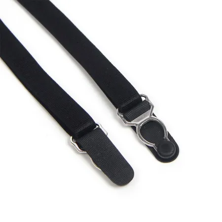 LEG AVENUE - TIGHTS WITH GARTER EXCLUSIVE BLACK