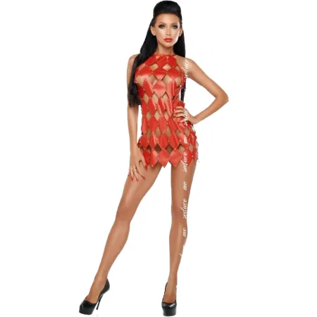 ME-SEDUCE - GWEN DRESS BARE BACK RED S/M