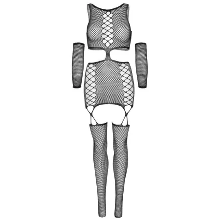 LEG AVENUE - GARTER DRESS WITH GLOVES ONE SIZE