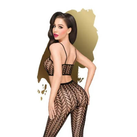 PASSION - WOMAN BS072 BODYSTOCKING ONE SIZE RED